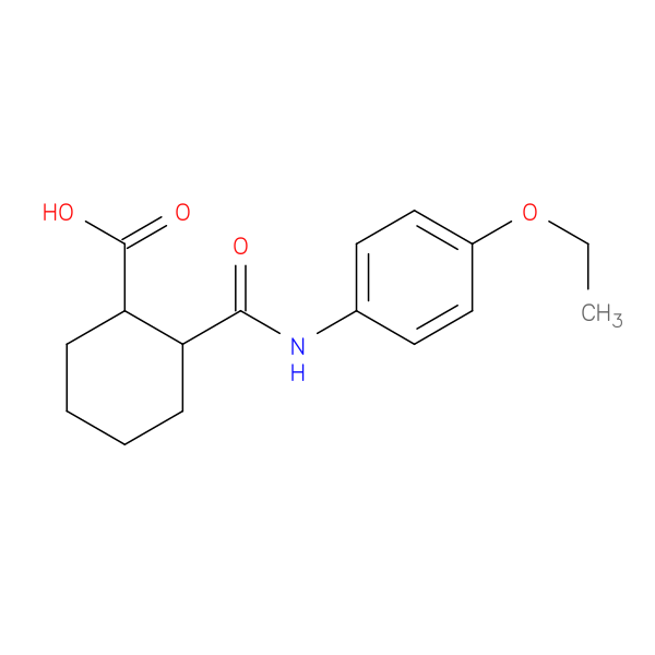 2-(((4-ethoxyphenyl)amino)carbonyl)cyclohexanecarboxylic acid