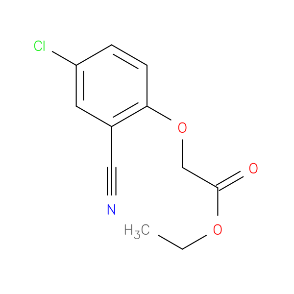 Acetic acid, (4-chloro-2-cyanophenoxy)-, ethyl ester