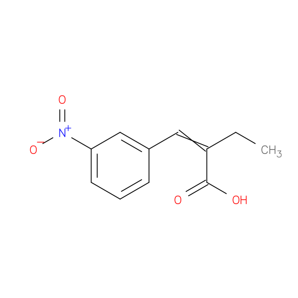 Alpha-ethyl-3-nitrocinnamic acid