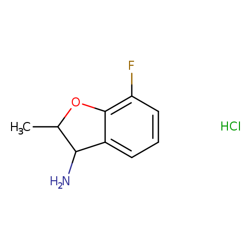 7-fluoro-2-methyl-2,3-dihydro-1-benzofuran-3-amine hydrochloride
