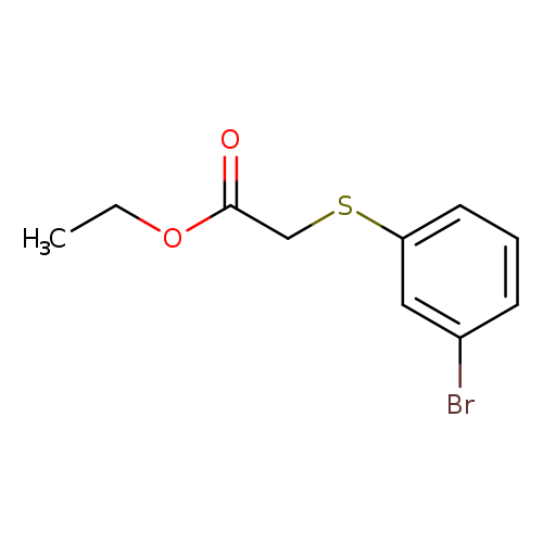 Ethyl 2-(3-bromophenyl)sulfanylacetate