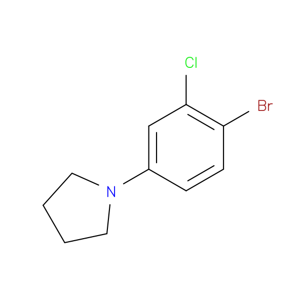 1-(4-Bromo-3-chlorophenyl)pyrrolidine