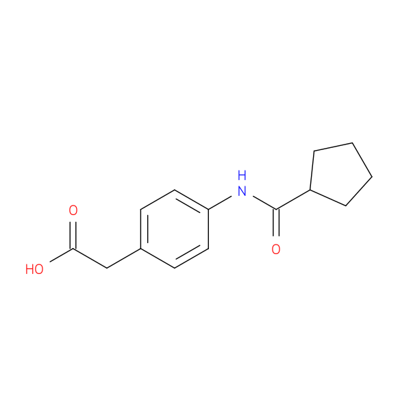 2-(4-cyclopentaneamidophenyl)acetic acid