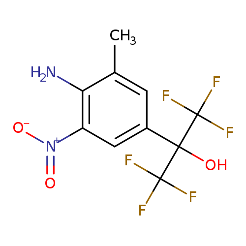 2-(4-Amino-3-methyl-5-nitrophenyl)-1,1,1,3,3,3-hexafluoropropan-2-ol