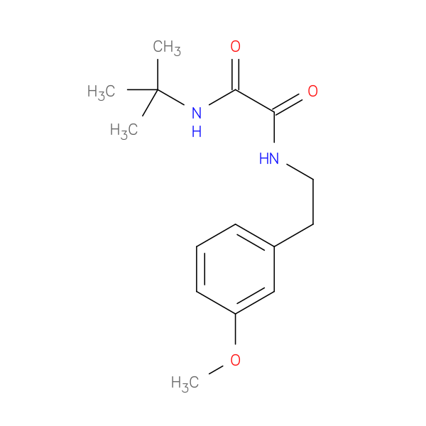 N-tert-butyl-N'-[2-(3-methoxyphenyl)ethyl]ethanediamide