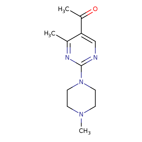 1-[4-Methyl-2-(4-methylpiperazin-1-yl)pyrimidin-5-yl]ethanone