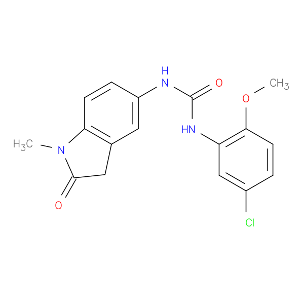 1-(5-chloro-2-methoxyphenyl)-3-(1-methyl-2-oxo-2,3-dihydro-1H-indol-5-yl)urea