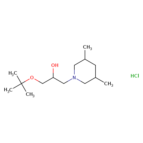 1-(tert-butoxy)-3-(3,5-dimethylpiperidin-1-yl)propan-2-ol hydrochloride