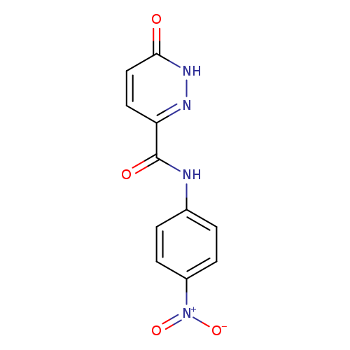 N-(4-nitrophenyl)-6-oxo-1,6-dihydropyridazine-3-carboxamide