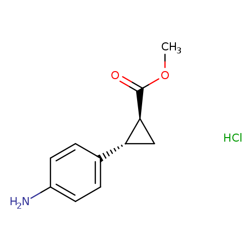 methyl (1S,2S)-2-(4-aminophenyl)cyclopropane-1-carboxylate hydrochloride