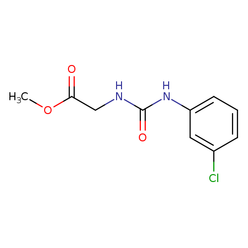 methyl 2-{[(3-chlorophenyl)carbamoyl]amino}acetate