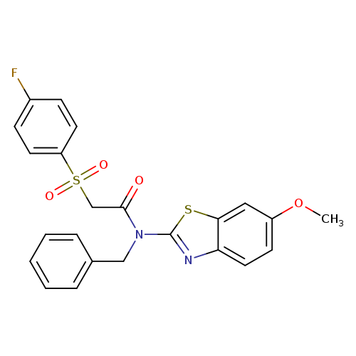N-benzyl-2-(4-fluorobenzenesulfonyl)-N-(6-methoxy-1,3-benzothiazol-2-yl)acetamide