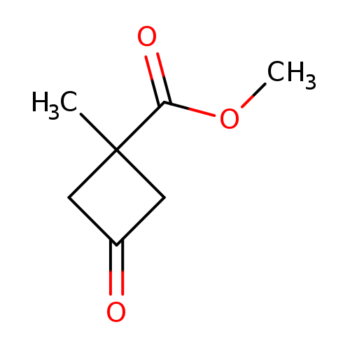 Cyclobutanecarboxylic acid, 1-methyl-3-oxo-, methyl ester