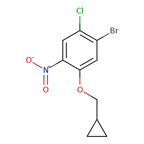 1-Bromo-2-chloro-5-(cyclopropylmethoxy)-4-nitrobenzene