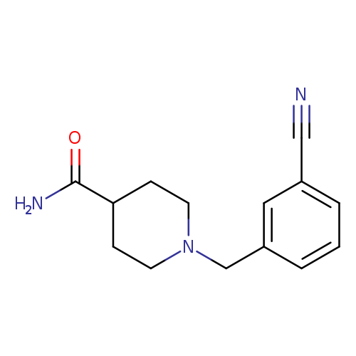 1-[(3-cyanophenyl)methyl]piperidine-4-carboxamide