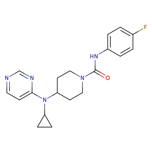 4-[cyclopropyl(pyrimidin-4-yl)amino]-N-(4-fluorophenyl)piperidine-1-carboxamide