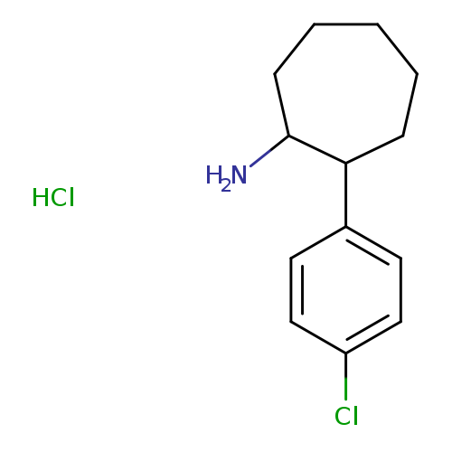 2-(4-chlorophenyl)cycloheptan-1-amine hydrochloride