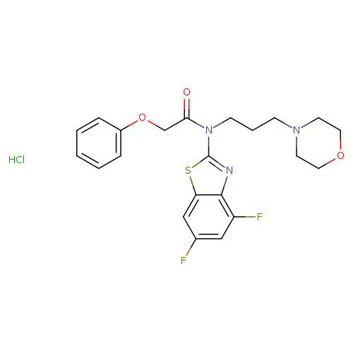 N-(4,6-difluoro-1,3-benzothiazol-2-yl)-N-[3-(morpholin-4-yl)propyl]-2-phenoxyacetamide hydrochloride