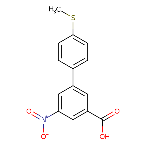 3-(4-Methylthiophenyl)-5-nitrobenzoic acid