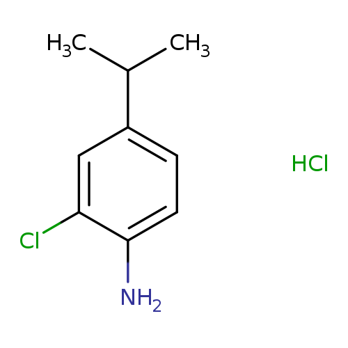 2-chloro-4-(propan-2-yl)aniline hydrochloride