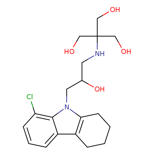 2-[3-(8-Chloro-1,2,3,4-tetrahydro-carbazol-9-yl)-2-hydroxy-propylamino]-2-hydroxymethyl-propane-1,3-diol