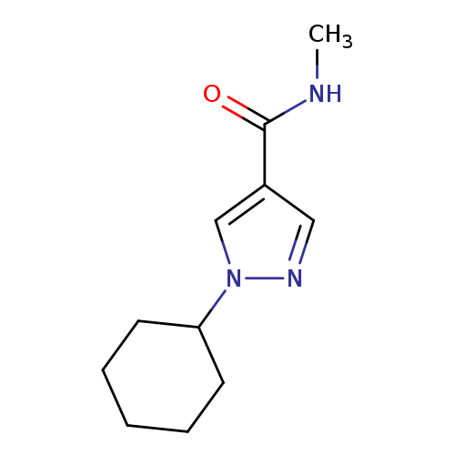 1-cyclohexyl-n-methyl-1h-pyrazole-4-carboxamide