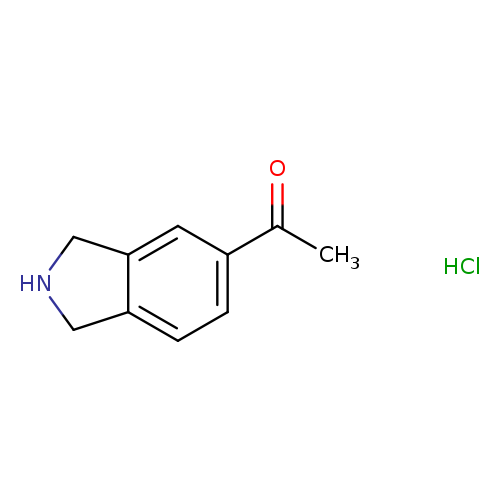 1-(2,3-dihydro-1H-isoindol-5-yl)ethan-1-one hydrochloride