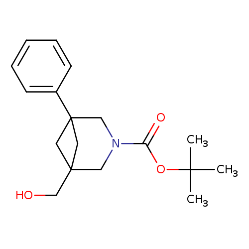 tert-butyl 1-(hydroxymethyl)-5-phenyl-3-azabicyclo[3.1.1]heptane-3-carboxylate