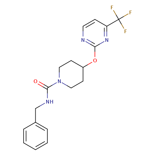 N-benzyl-4-{[4-(trifluoromethyl)pyrimidin-2-yl]oxy}piperidine-1-carboxamide