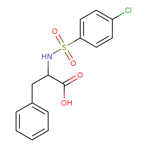 2-(4-Chlorophenylsulfonamido)-3-phenylpropanoic acid