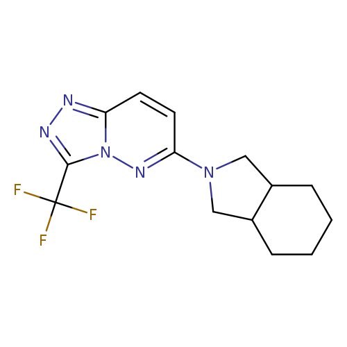 2-[3-(trifluoromethyl)-[1,2,4]triazolo[4,3-b]pyridazin-6-yl]-octahydro-1H-isoindole