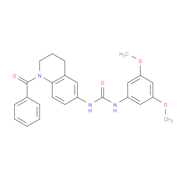 3-(1-benzoyl-1,2,3,4-tetrahydroquinolin-6-yl)-1-(3,5-dimethoxyphenyl)urea
