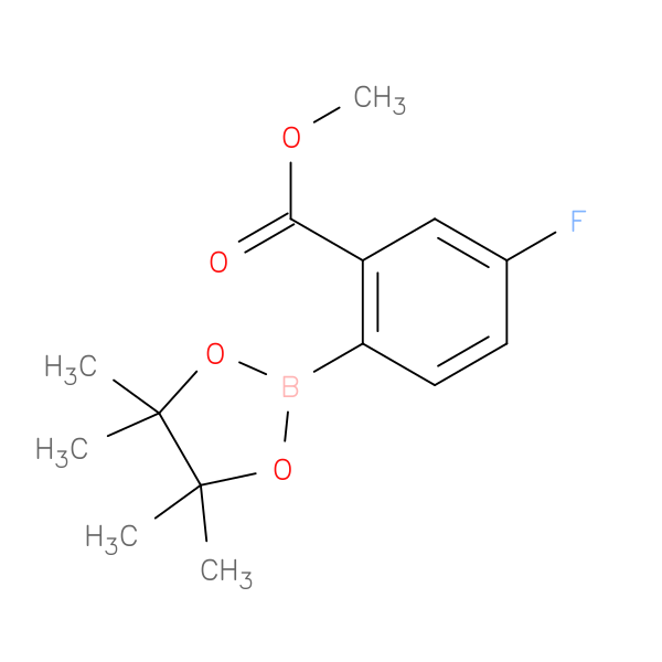 Methyl 5-fluoro-2-(4,4,5,5-tetramethyl-1,3,2-dioxaborolan-2-yl)benzoate