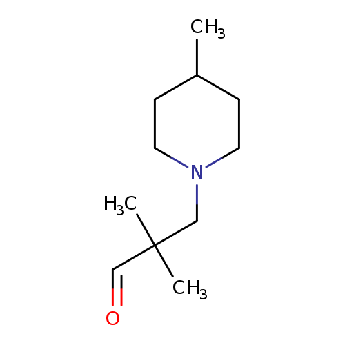 2,2-Dimethyl-3-(4-methylpiperidin-1-yl)propanal