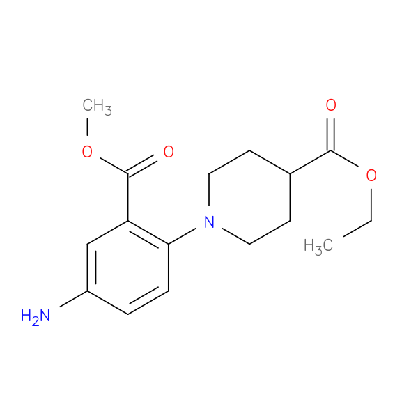 Ethyl 1-(4-amino-2-(methoxycarbonyl)phenyl)piperidine-4-carboxylate