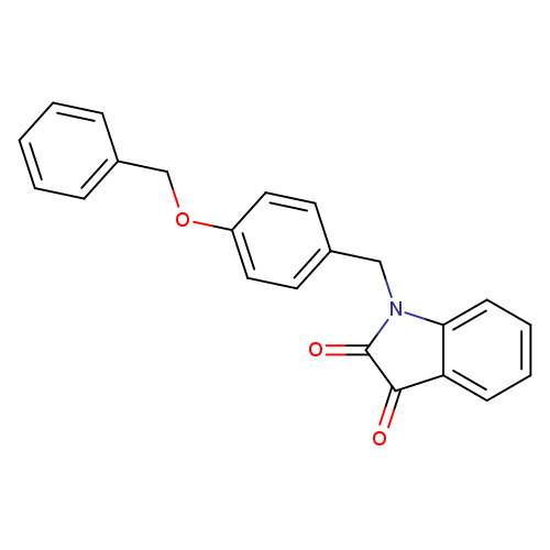 1-{[4-(benzyloxy)phenyl]methyl}-2,3-dihydro-1H-indole-2,3-dione