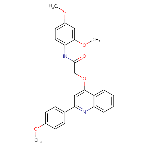 N-(2,4-dimethoxyphenyl)-2-{[2-(4-methoxyphenyl)quinolin-4-yl]oxy}acetamide