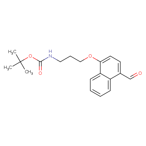 tert-butyl N-{3-[(4-formylnaphthalen-1-yl)oxy]propyl}carbamate