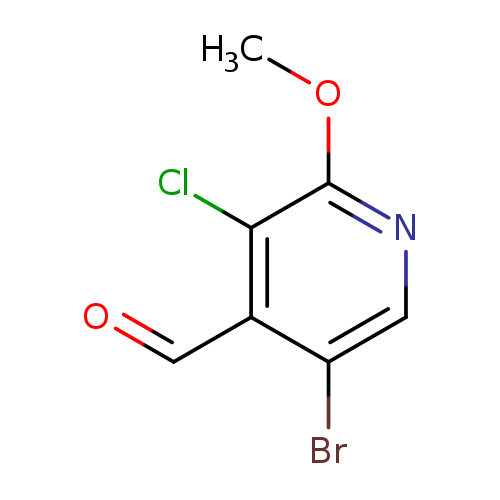 4-Pyridinecarboxaldehyde, 5-bromo-3-chloro-2-methoxy-