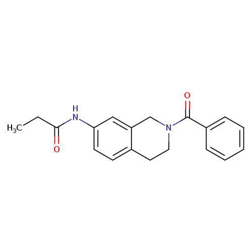 N-(2-benzoyl-1,2,3,4-tetrahydroisoquinolin-7-yl)propanamide