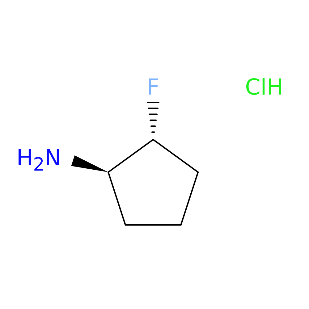 trans-2-fluorocyclopentan-1-amine hydrochloride