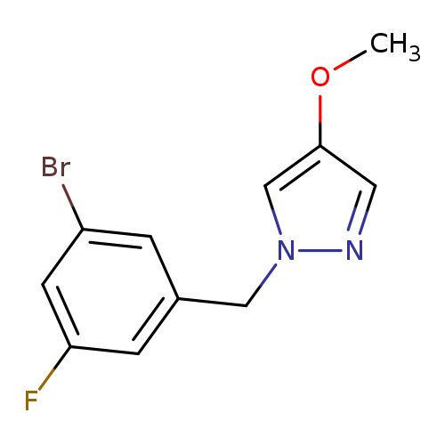 1-(3-Bromo-5-fluoro-benzyl)-4-methoxy-1h-pyrazole