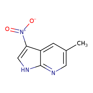 1H-Pyrrolo[2,3-b]pyridine, 5-methyl-3-nitro-
