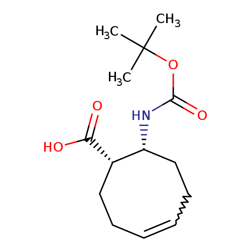 (1S,4Z,8R)-8-{[(tert-butoxy)carbonyl]amino}cyclooct-4-ene-1-carboxylic acid