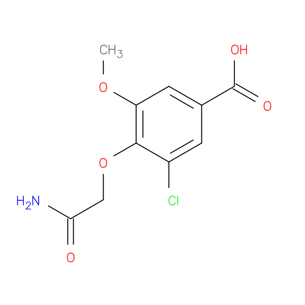 4-(2-Amino-2-oxoethoxy)-3-chloro-5-methoxybenzoic acid