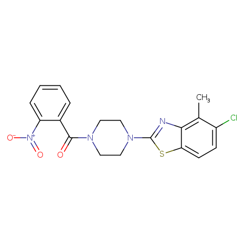 5-chloro-4-methyl-2-[4-(2-nitrobenzoyl)piperazin-1-yl]-1,3-benzothiazole