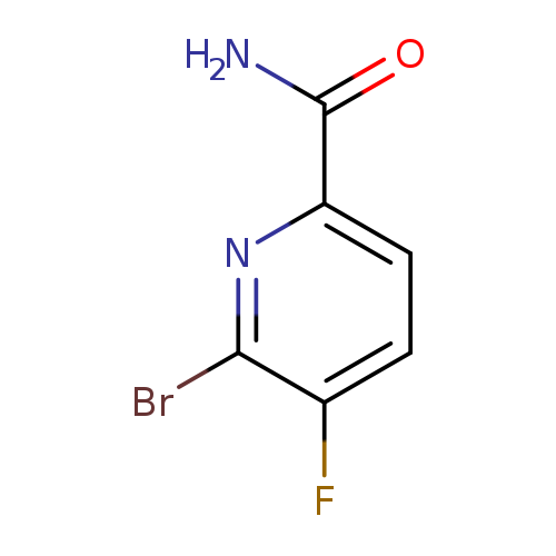 2-Bromo-3-fluoropyridine-6-carboxamide
