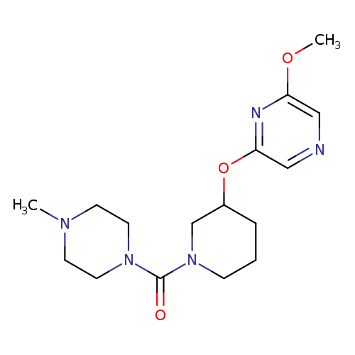 2-methoxy-6-{[1-(4-methylpiperazine-1-carbonyl)piperidin-3-yl]oxy}pyrazine