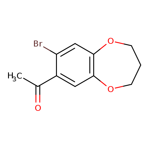 Ethanone, 1-(8-bromo-3,4-dihydro-2H-1,5-benzodioxepin-7-yl)-