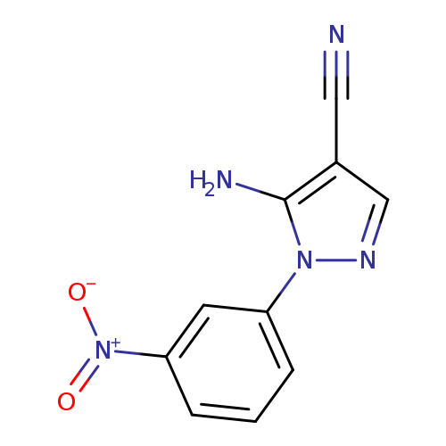 1H-Pyrazole-4-carbonitrile, 5-amino-1-(3-nitrophenyl)-
